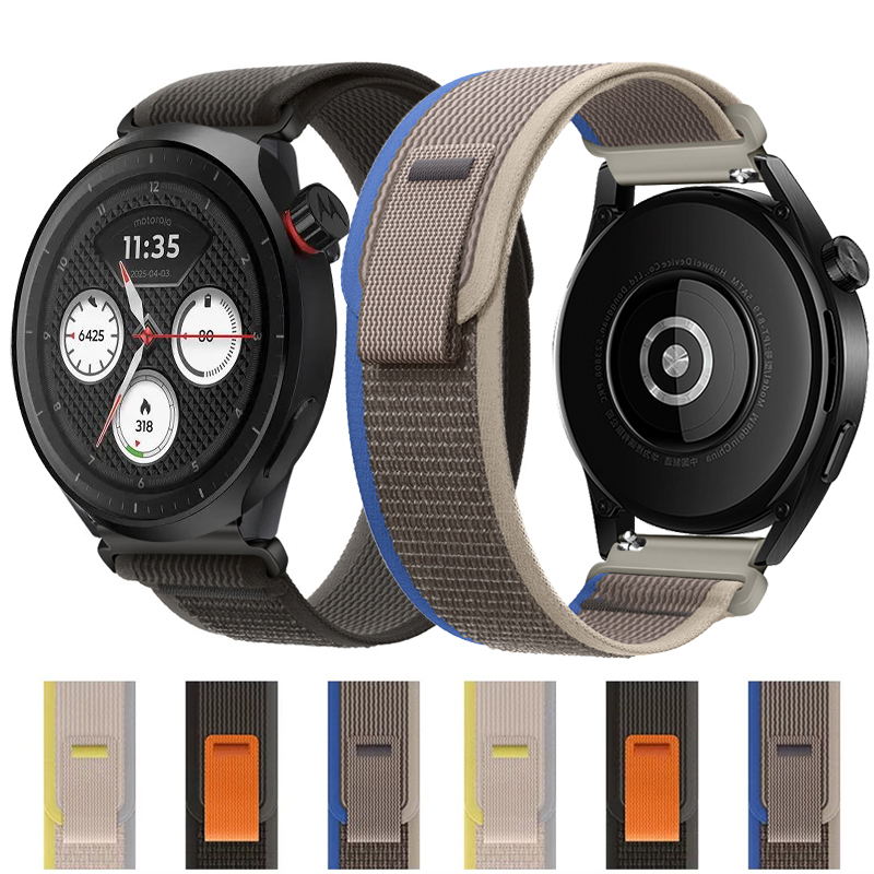 Motorola Smartwatch Accessories - 20/22mm Nylon Strap for Motorola Moto