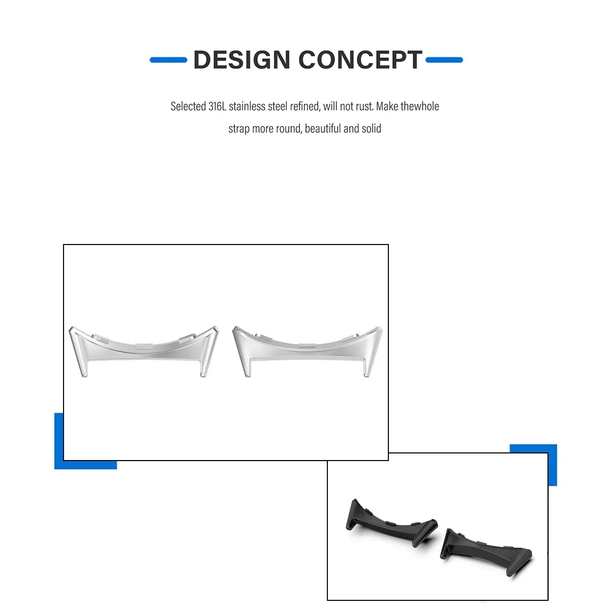 2pcs Watch Strap Connector Ada - đánh giá và giá Smartwatch Straps & Accessories