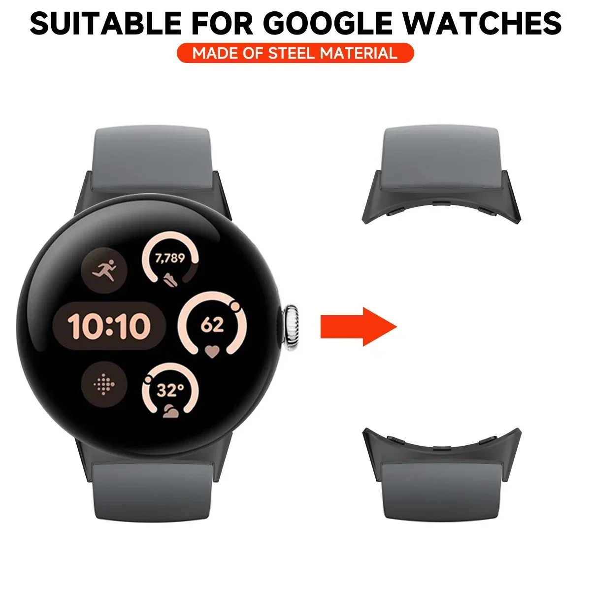 2pcs Watch Strap Connector Ada - đánh giá và giá Smartwatch Straps & Accessories