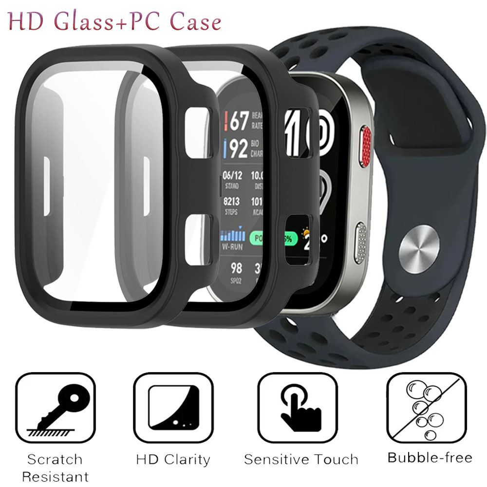HD Glass+Hard PC Case for Amaz - đánh giá và giá Amazfit Smartwatch Accessories