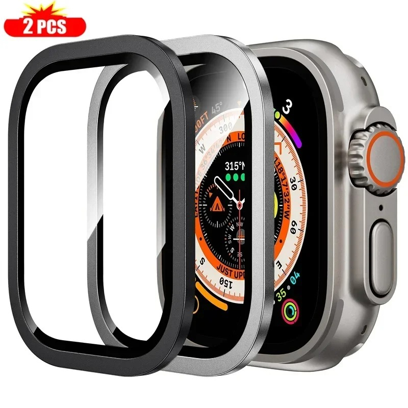 2PCS Tempered Glass for Apple  - đánh giá và giá Watch Case Bumper