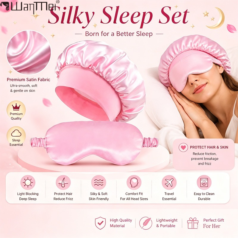  Satin Bonnet Sleep Eye Mask  - đánh giá và giá Milanaise Mesh Band