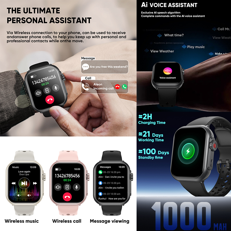 2025New For XIAOMI IOS Watch U - đánh giá và giá Smartwatch X18