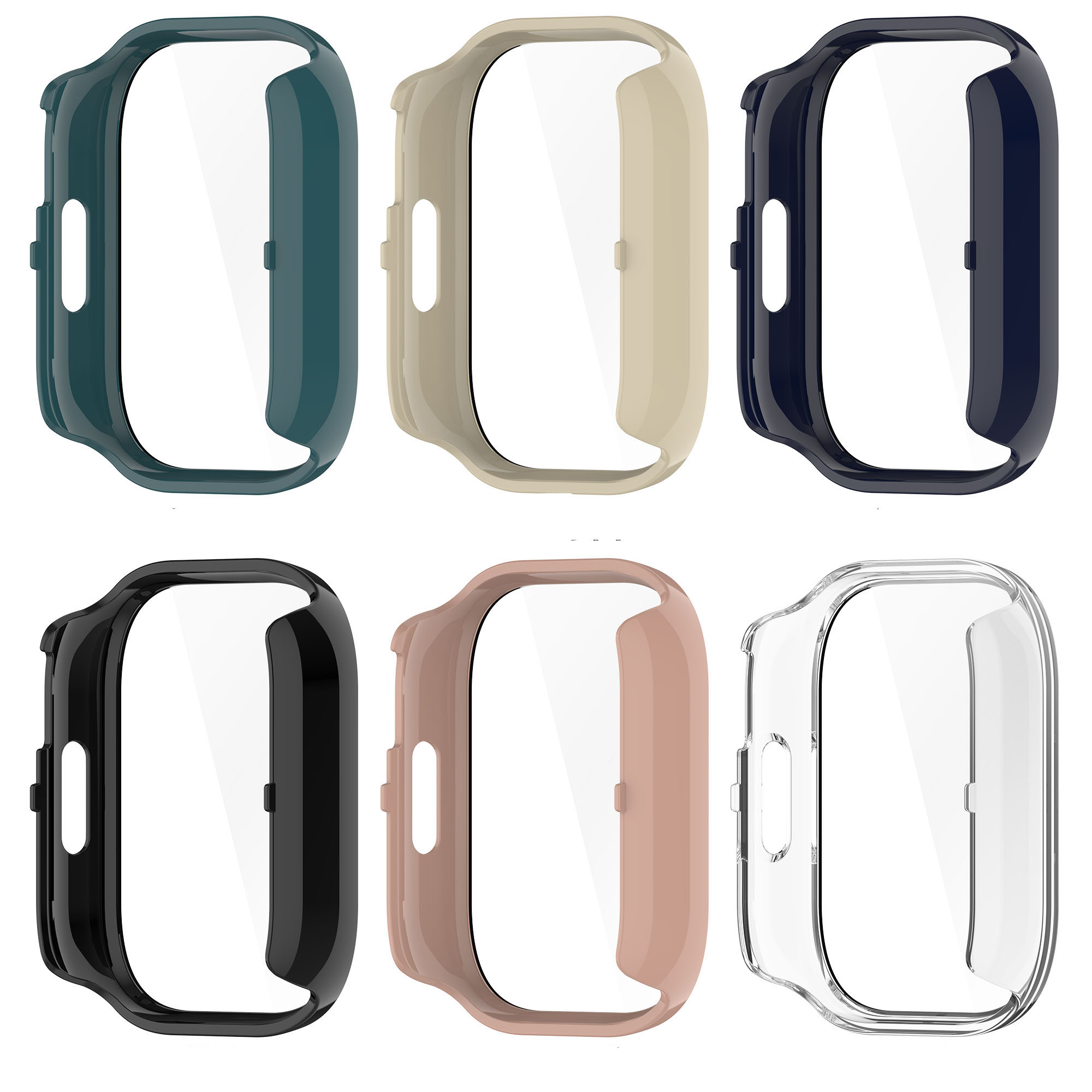 PC Glass Case For Redmi Watch  - đánh giá và giá Smartwatch Straps & Accessories