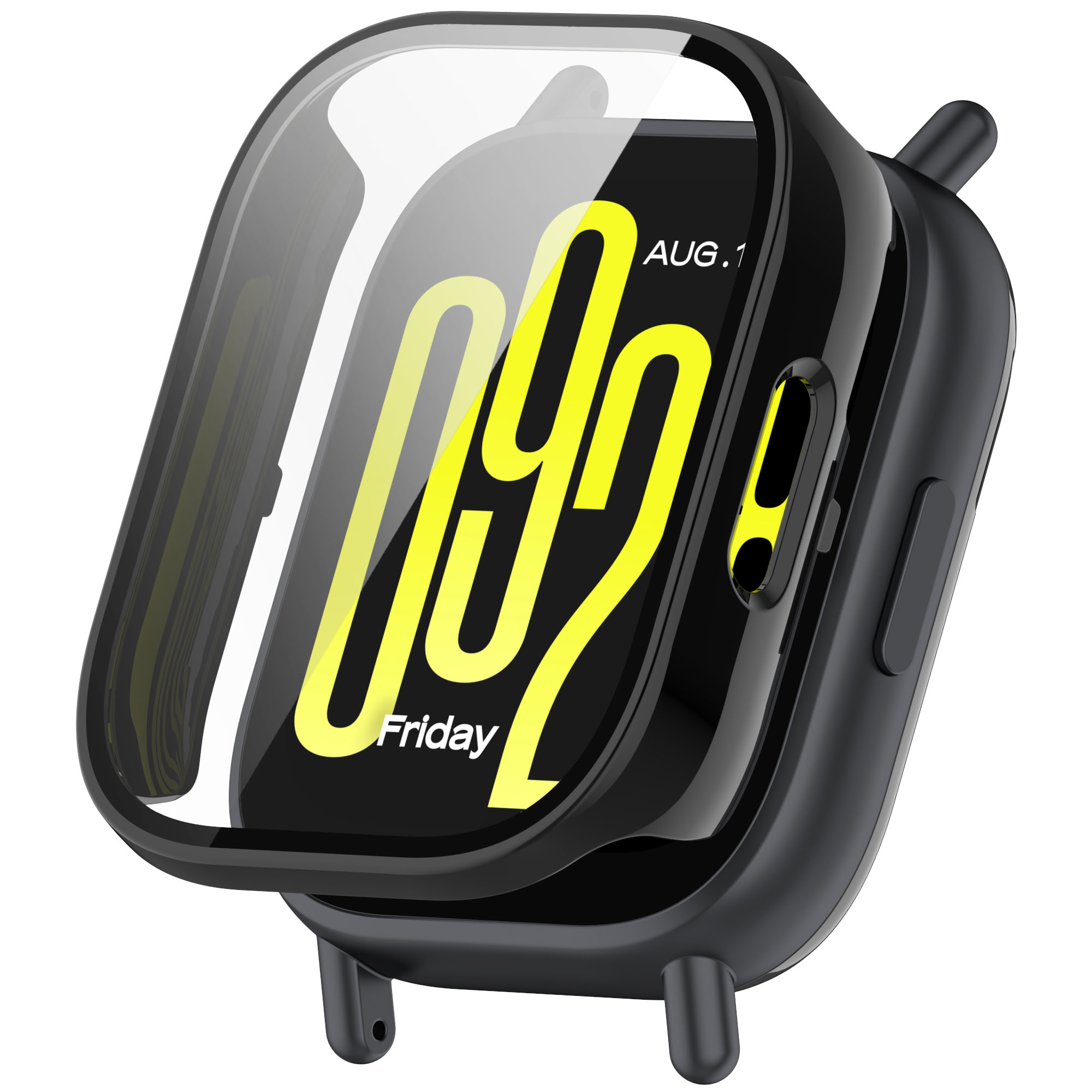 PC Glass Case For Redmi Watch  - đánh giá và giá Smartwatch Straps & Accessories