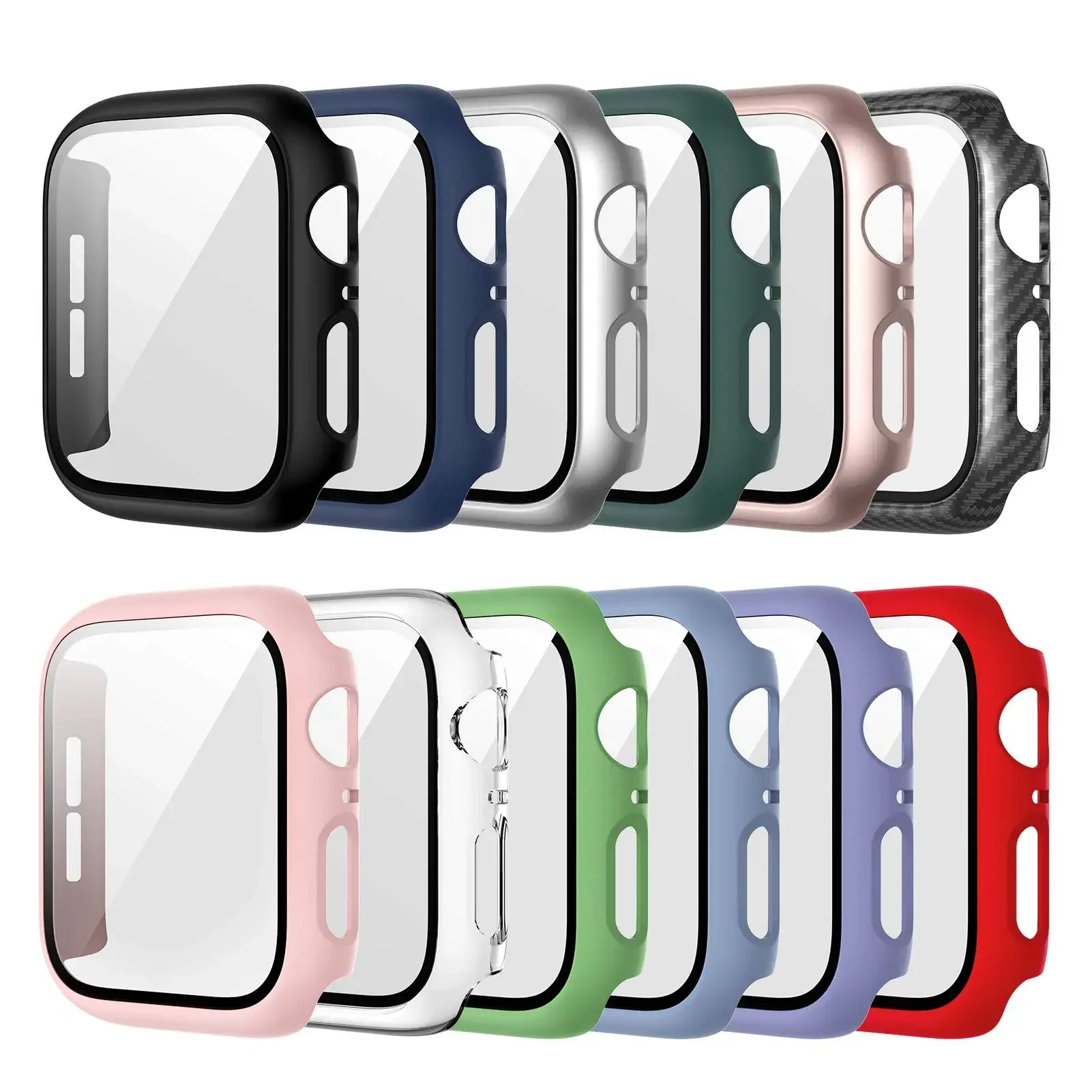 Tempered Glass+cover For Apple - đánh giá và giá Smartwatch Icon