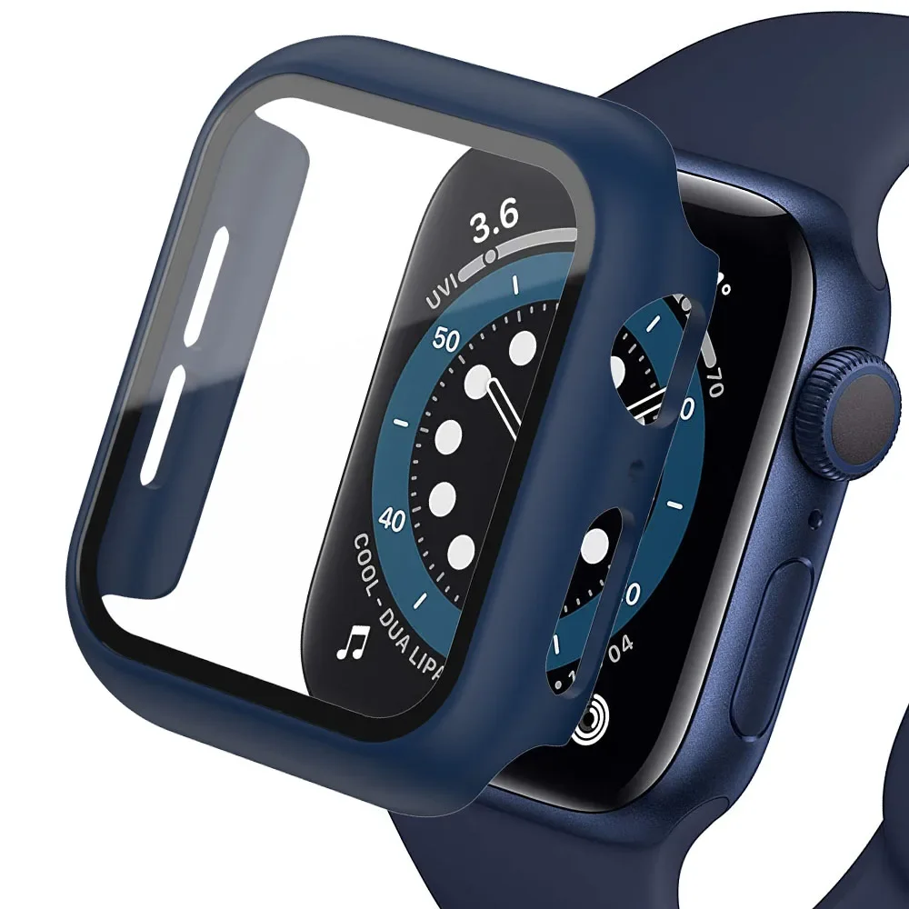 Tempered Glass+cover For Apple - đánh giá và giá Smartwatch Icon