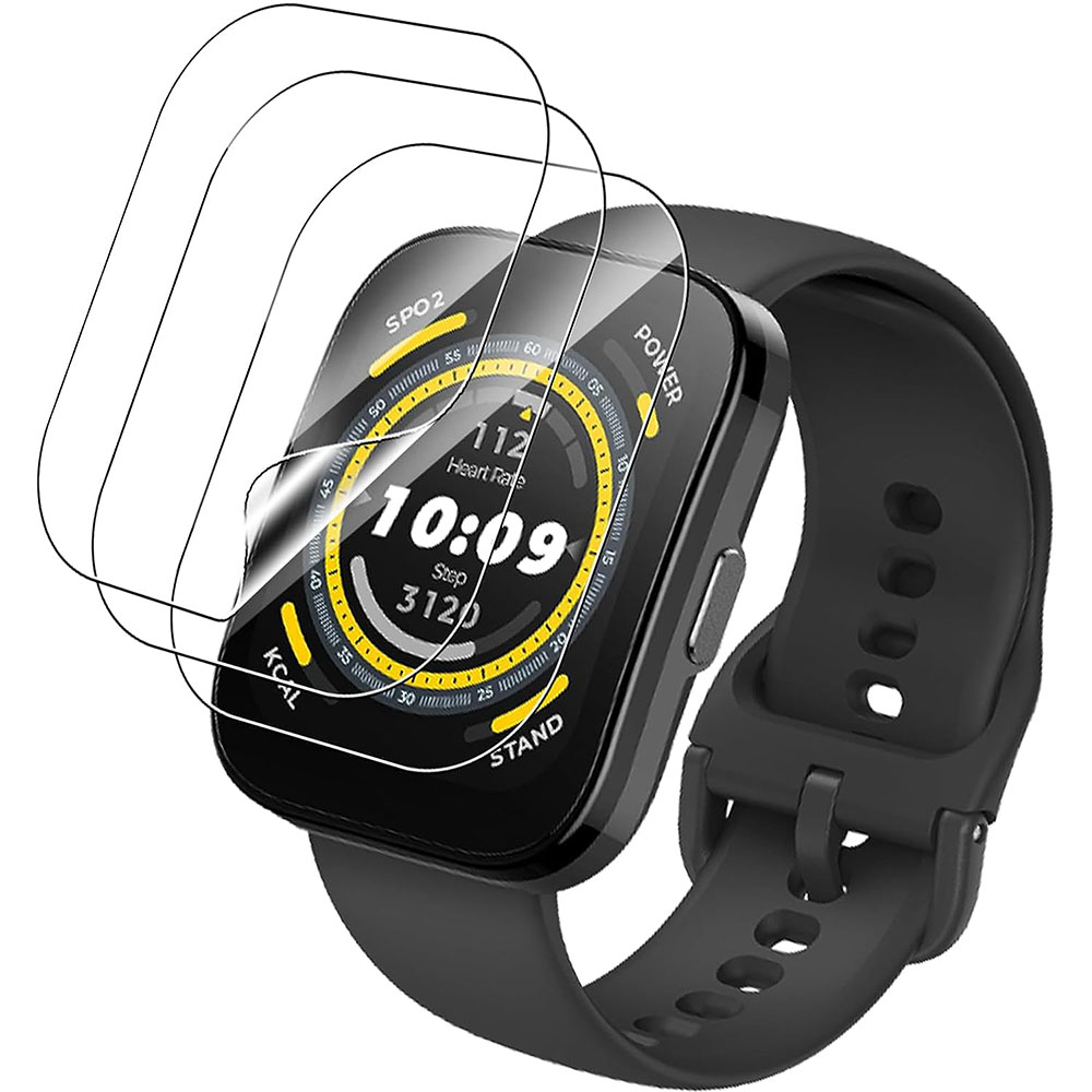 3PCS Clear HD Film Screen Prot - đánh giá và giá Amazfit Smartwatch Accessories