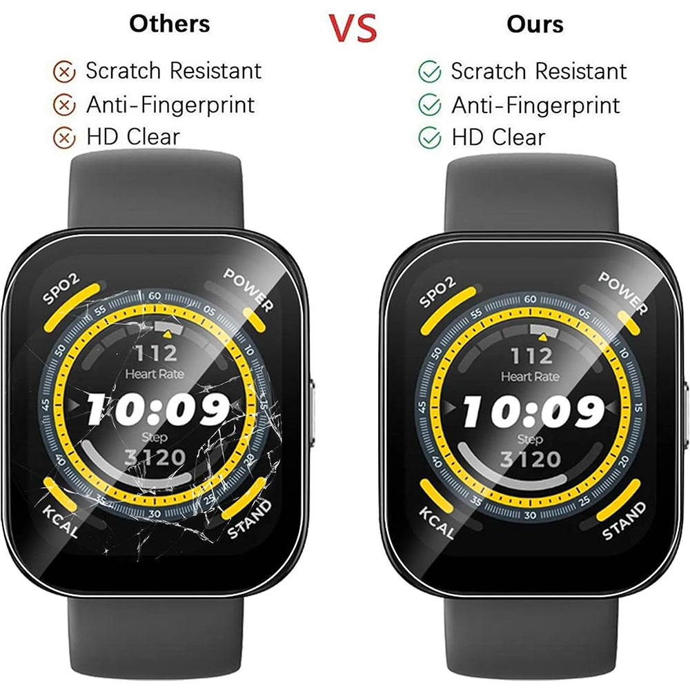 3PCS Clear HD Film Screen Prot - đánh giá và giá Amazfit Smartwatch Accessories