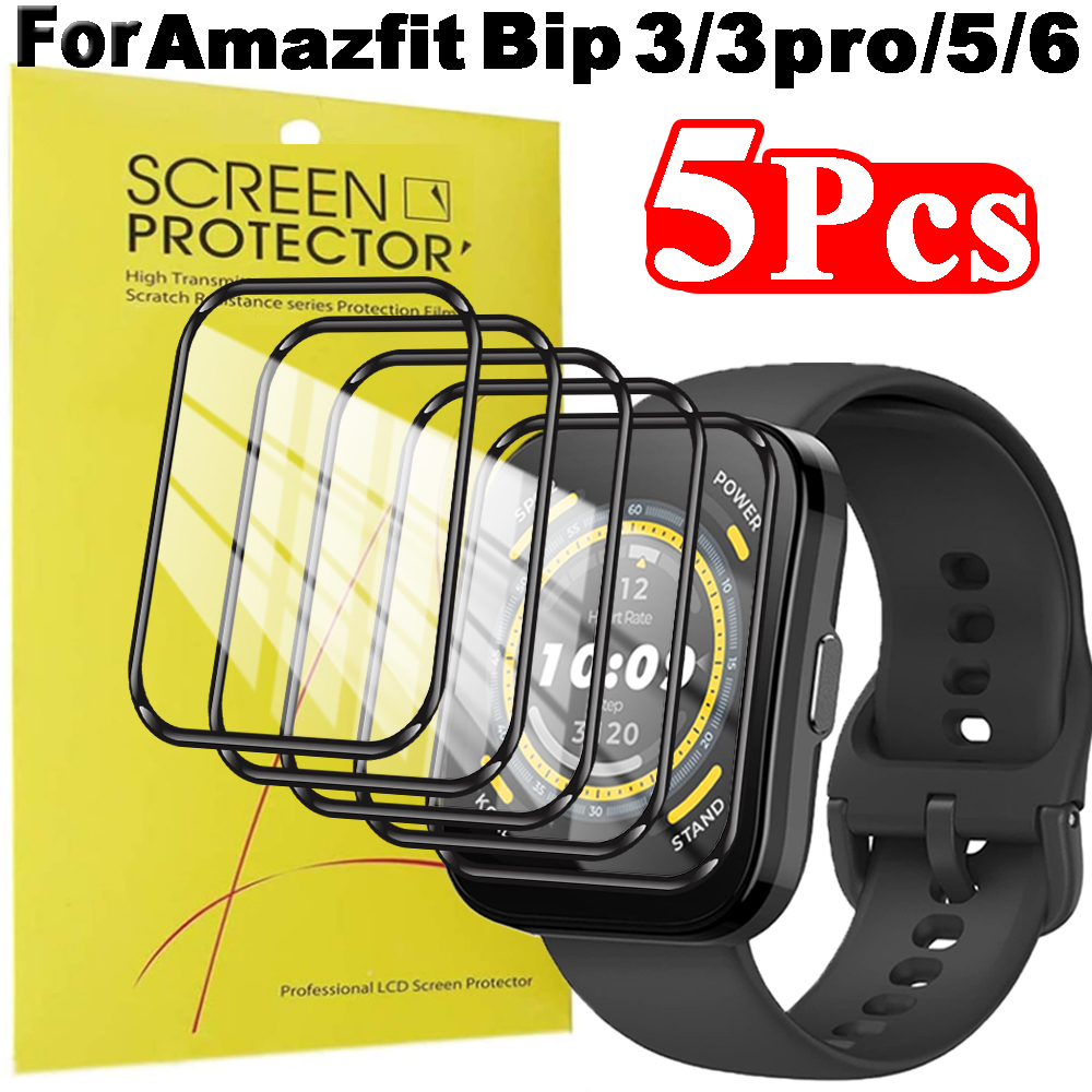 1-5Pcs HD Screen Protector for - đánh giá và giá Amazfit Smartwatch Accessories