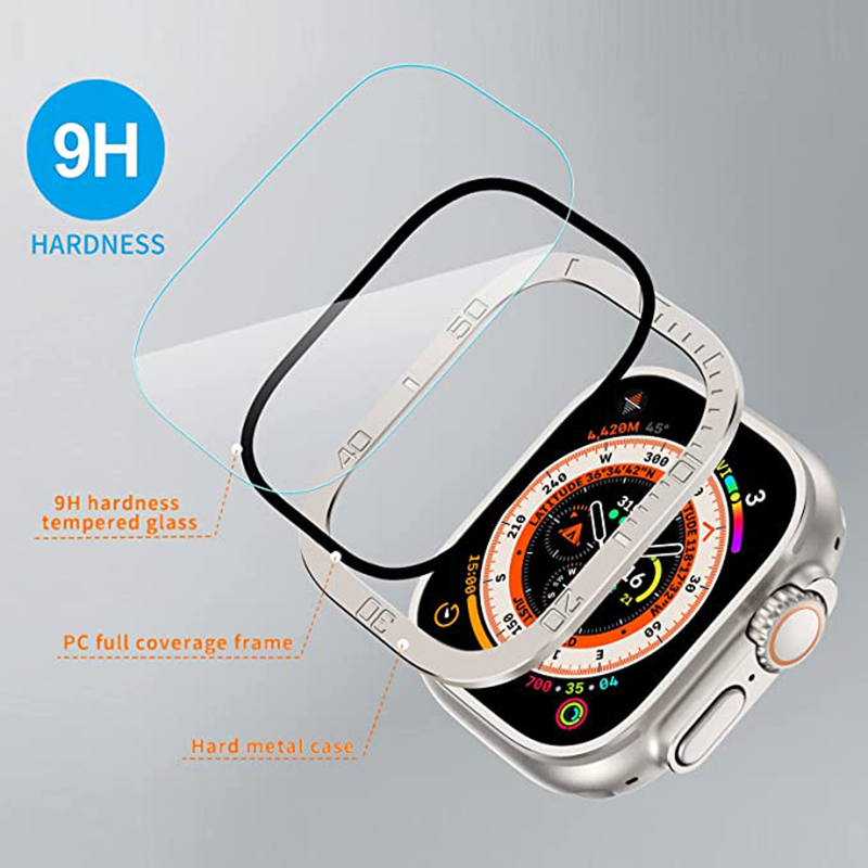 Tempered Glass for Apple Watch - đánh giá và giá Watch Case Bumper