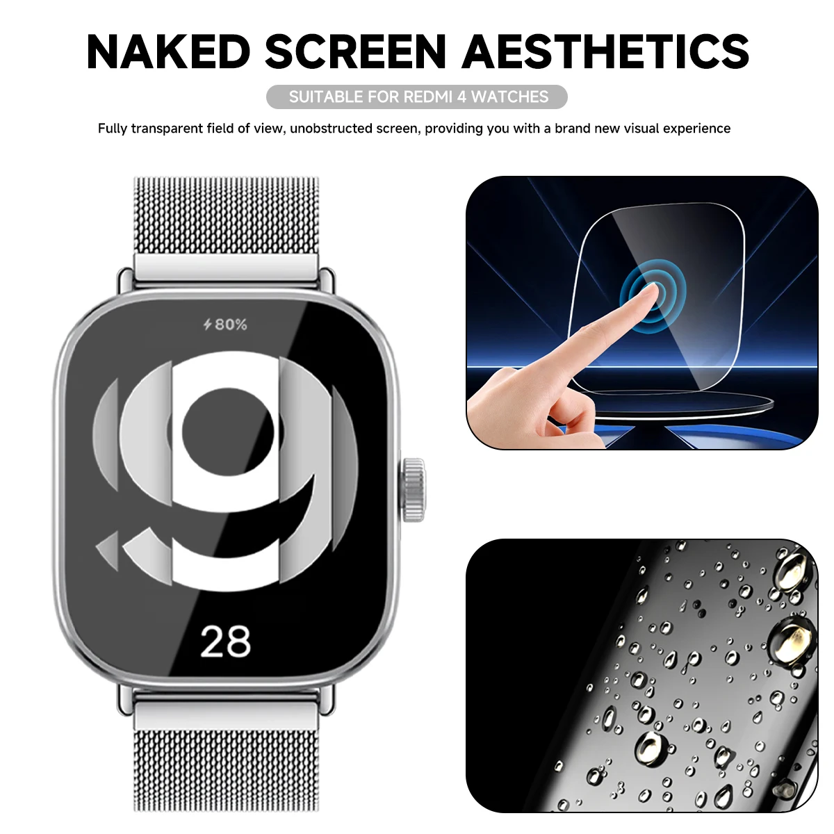 Tempered Glass for Xiaomi Redm - đánh giá và giá Smartwatch Icon
