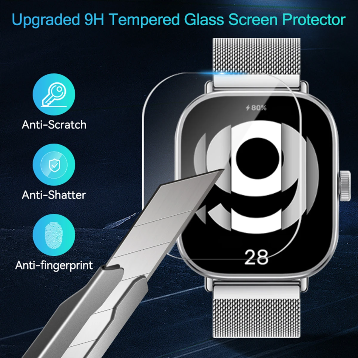 Tempered Glass for Xiaomi Redm - đánh giá và giá Smartwatch Icon