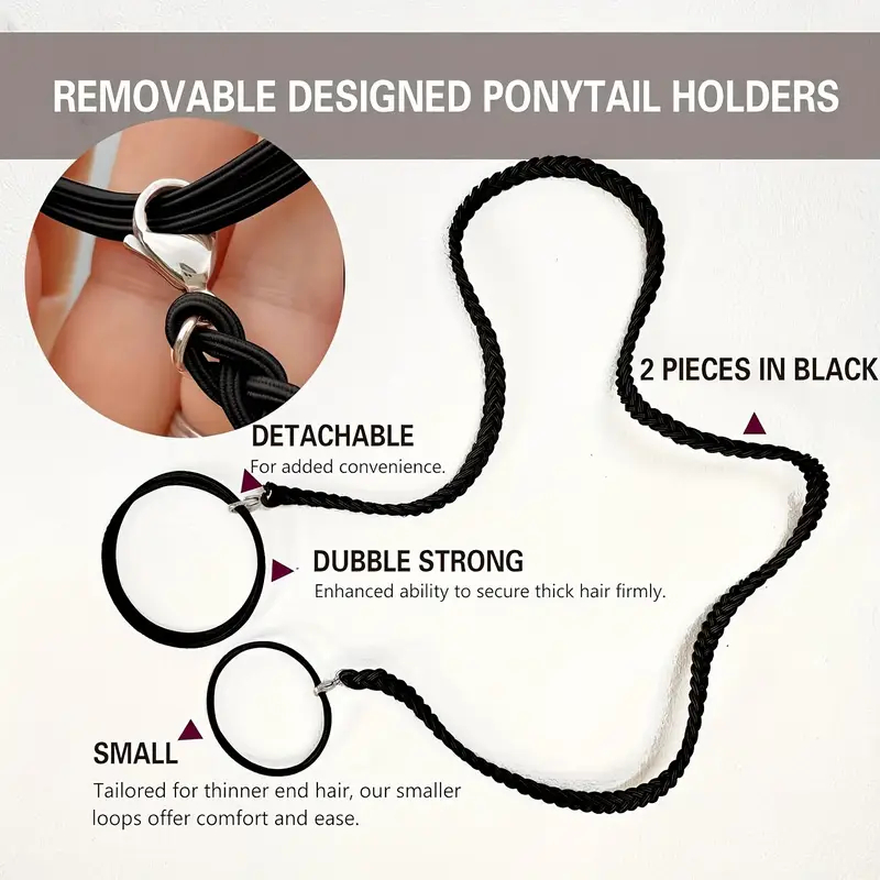 Long Elastic Ponytail Holder M - đánh giá và giá Milanaise Mesh Band