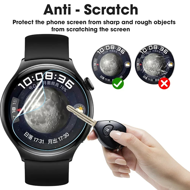 Round smart watch TPU hydrogel - đánh giá và giá Motorola Smartwatch Accessories
