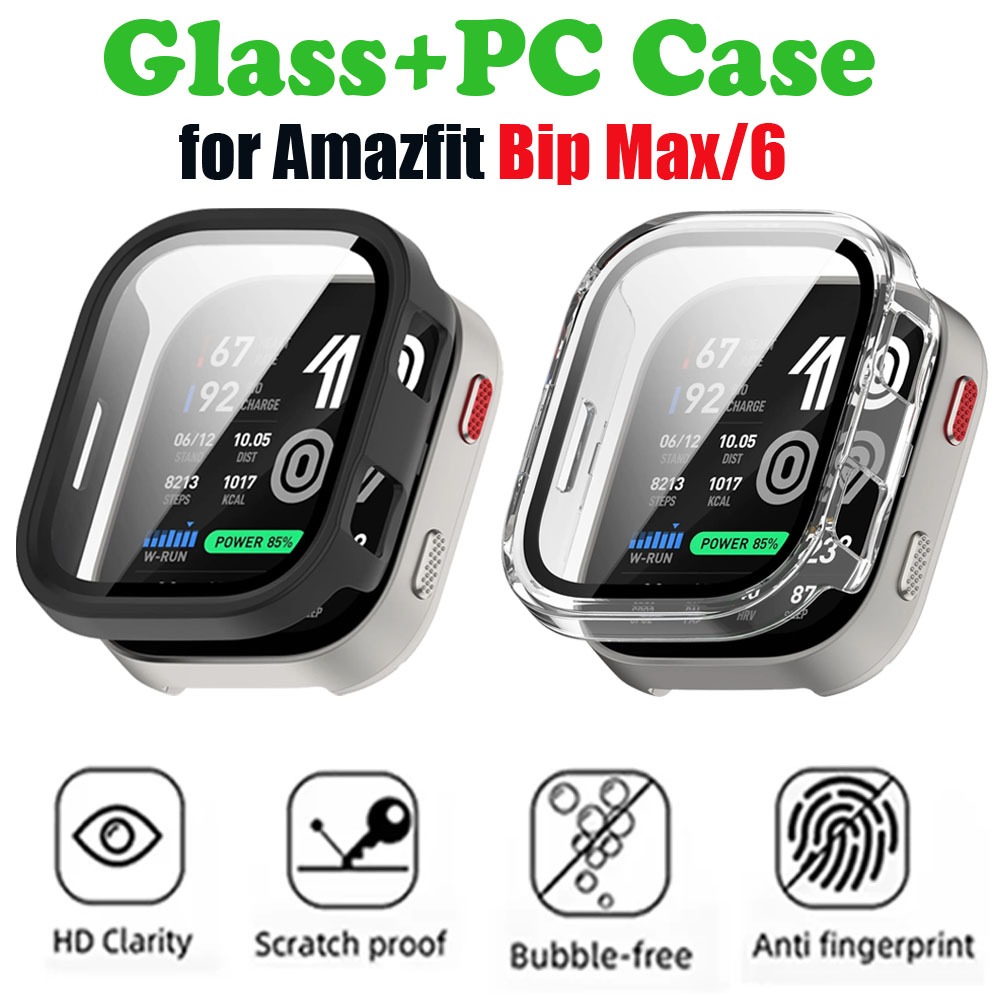 Glass+Case for Amazfit Bip Max - đánh giá và giá Amazfit Smartwatch Accessories