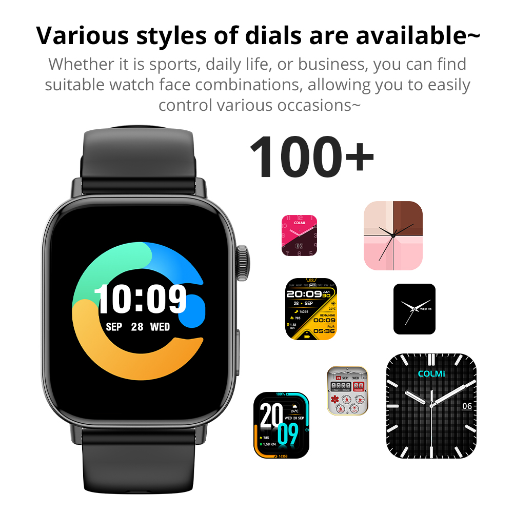 New COLMI C8 Max Voice Calling - đánh giá và giá Smartwatch X18