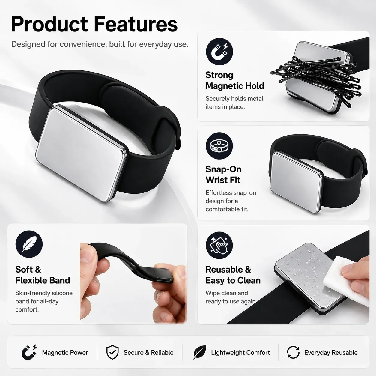 Magnetic Bracelet Watch Band,  - đánh giá và giá Smartwatch Straps & Accessories