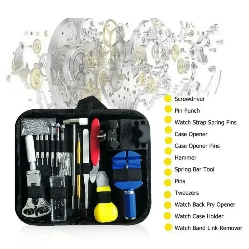 147Pcs Watchmaker Repair Tool  - đánh giá và giá Tool Kit Strap Change