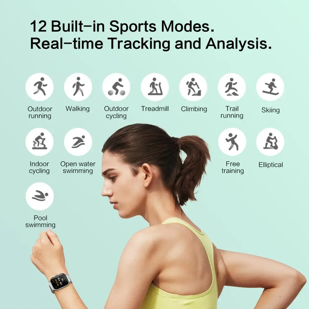 Amazfit GTS 2 Smartwatch 5ATM  - đánh giá và giá Smartwatch X18